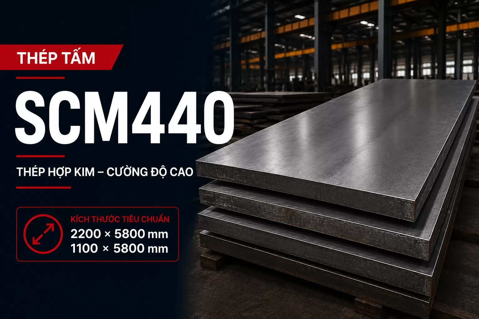 Tấm SCM440 TQ