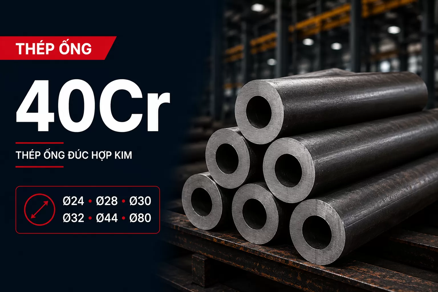 Thép ống 40Cr TQ
