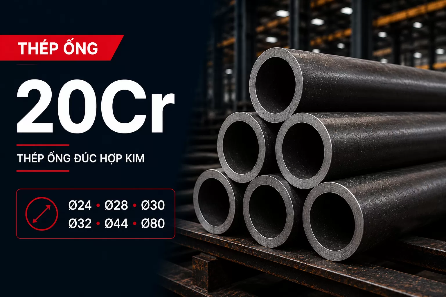 Thép ống 20Cr TQ